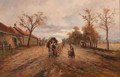 Sulla strada di campagna da Emil Barbarini